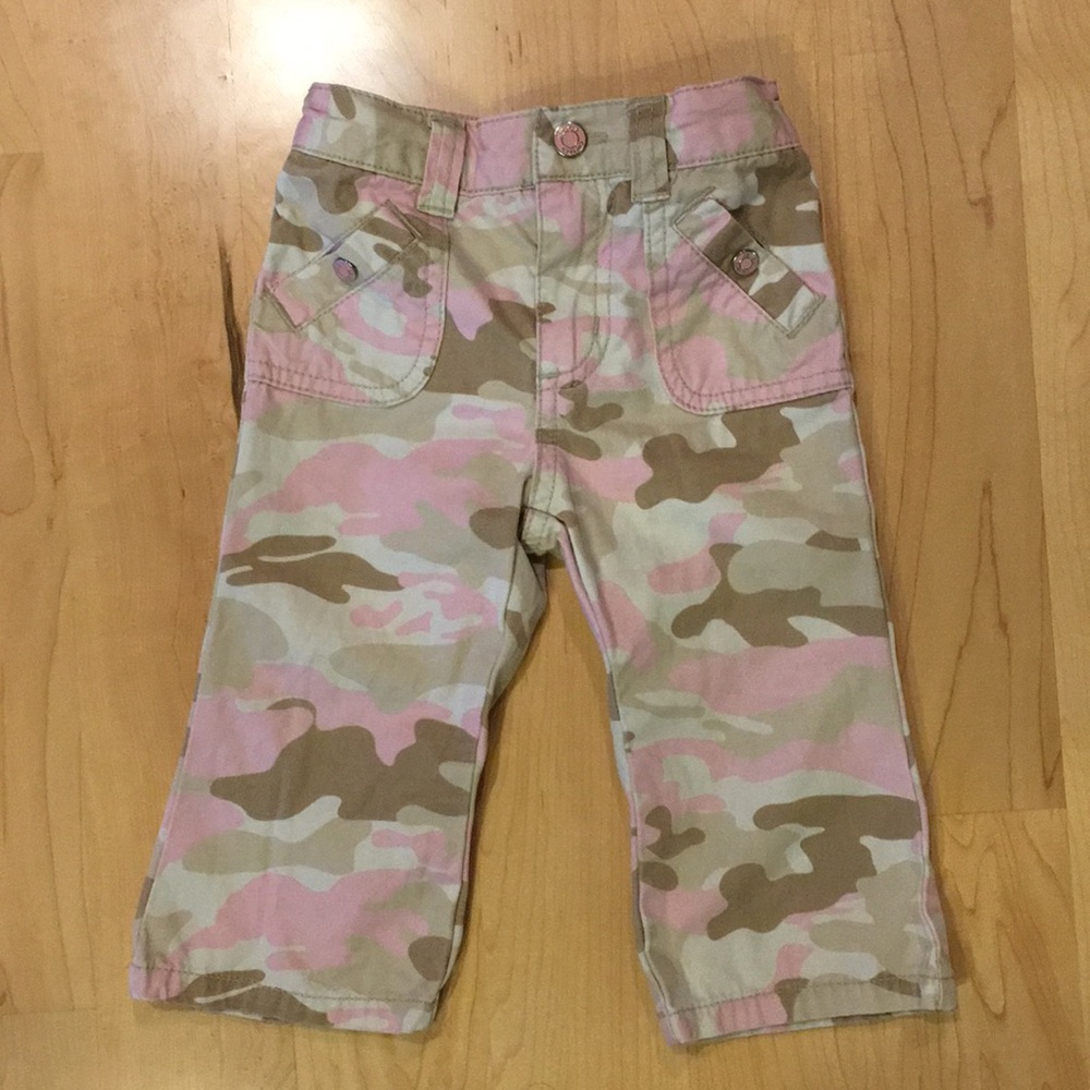 Carter’s pink camo cotton denim pants jeans